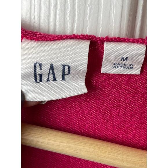 Gap Pink Sleeveless Knit Flowy Shirt Top Women's Size M - Picture 3 of 4